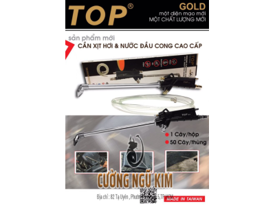 SÚNG XỊT HƠI VÀ NƯỚC ĐẦU CONG CAO CẤP TOP PAP-D060