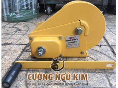 TỜI KÉO NGANG QUAY TAY KONDO 2600LBS