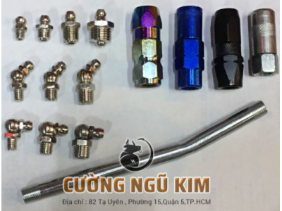 ỐC VÚ MỠ BÒ ĐỦ LOẠI & ĐẦU BƠM MỠ & ỐNG SẮT DẪN MỠ