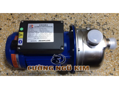 MÁY BƠM NƯỚC LY TÂM ĐẦU INOX 1HP EWARA JEXM100