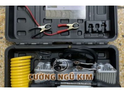 MÁY BƠM LỐP XE Ô TÔ DÙNG BÌNH ĂC QUY 12V