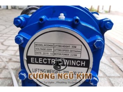 TỜI ĐIỆN XÂY DỰNG KONDO 200-400KG KCD400